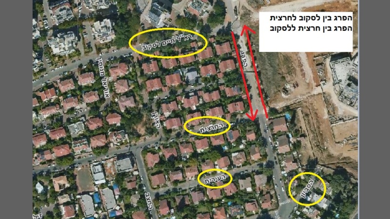 החסימות ברחוב הפרג, באדיבות דוברות עיריית רחובות